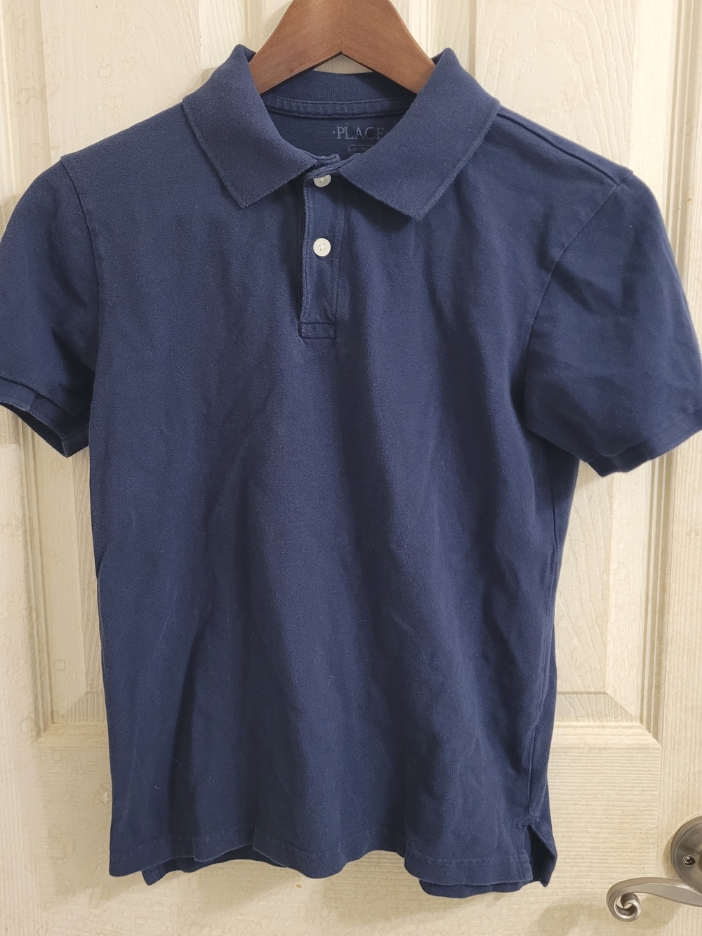 2 Children's Place Navy Blue Short-Sleeve Polo